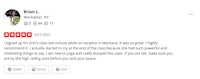a screenshot of a yelp review